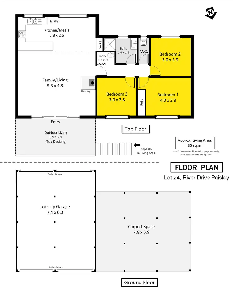 Floorplan of Homely other listing, Lot 24 River Drive, Paisley SA 5357