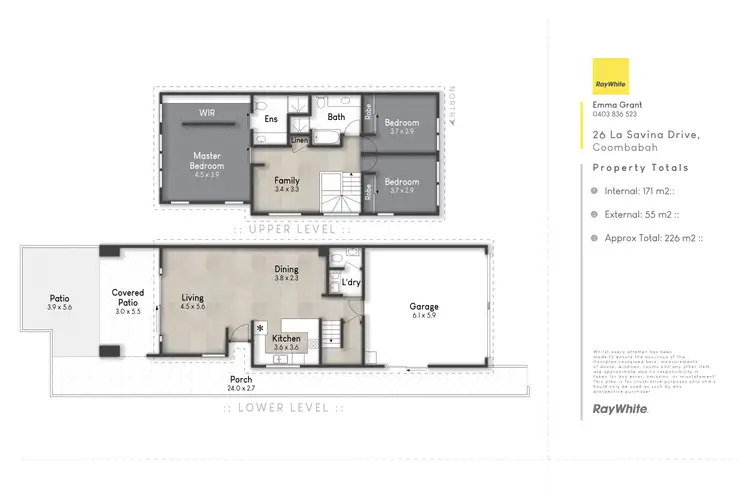 Floorplan of Homely townhouse listing, 26 La Savina Drive, Coombabah QLD 4216