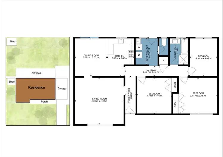 Floorplan of Homely house listing, 11 Penhurst Court, Thornlie WA 6108