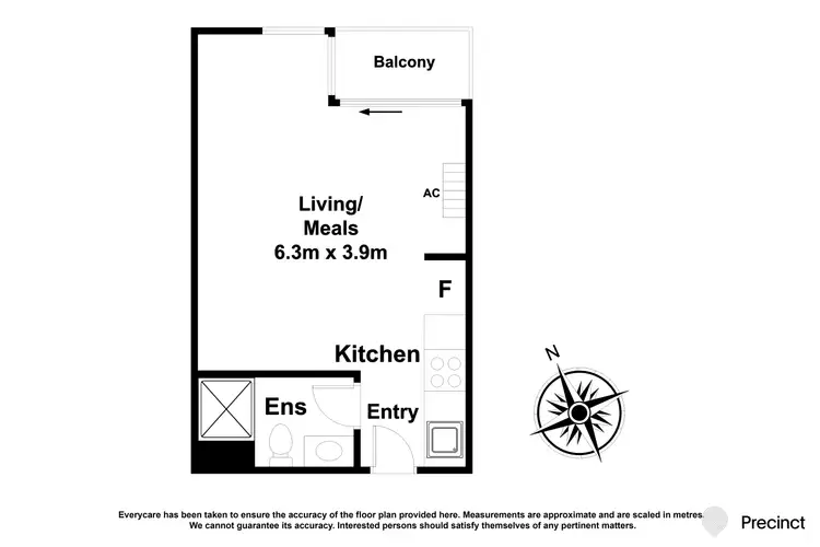 Floorplan of Homely apartment listing, 771/488 Swanston St, Carlton VIC 3053