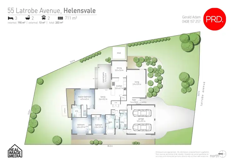 Floorplan of Homely house listing, 55 Latrobe Avenue, Helensvale QLD 4212