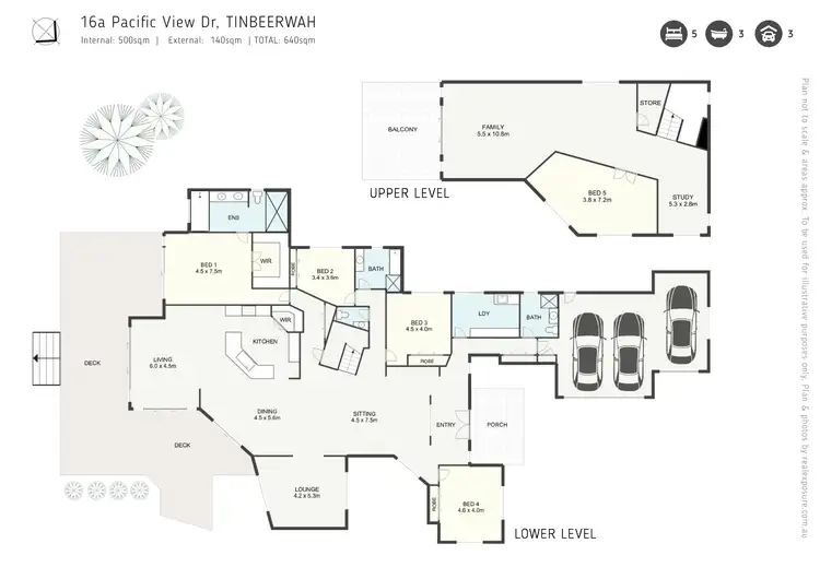 Floorplan of Homely house listing, 16a Pacific View Drive, Tinbeerwah QLD 4563