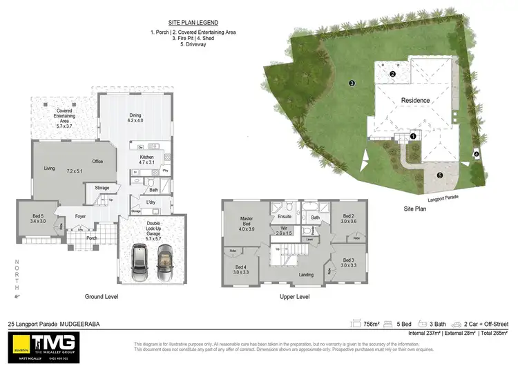 Floorplan of Homely house listing, 25 Langport Parade, Mudgeeraba QLD 4213