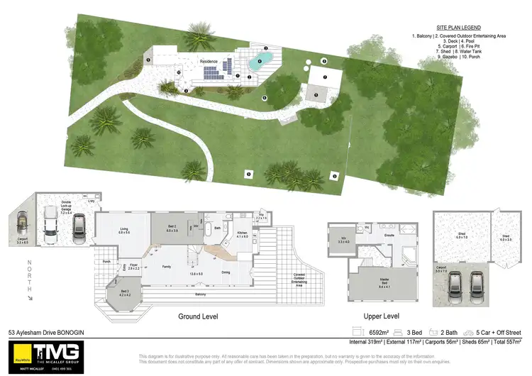 Floorplan of Homely house listing, 53 Aylesham Drive, Bonogin QLD 4213