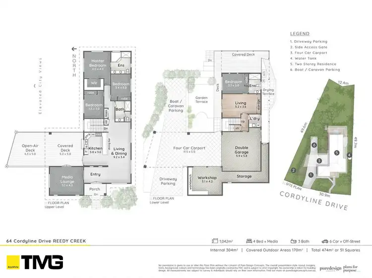 Floorplan of Homely house listing, 64 Cordyline Drive, Reedy Creek QLD 4227