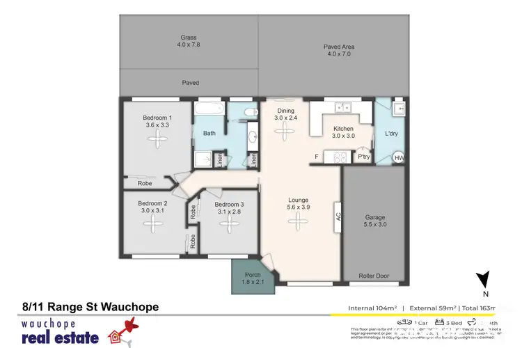 Floorplan of Homely villa listing, 8/11 Range Street, Wauchope NSW 2446
