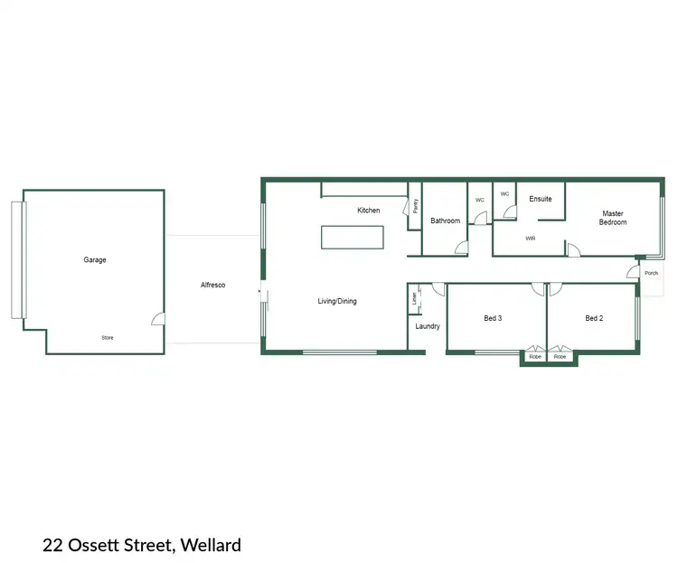 Floorplan of Homely house listing, 22 Ossett Street, Wellard WA 6170