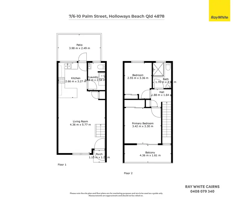 Floorplan of Homely unit listing, 7/6-10 Palm Street, Holloways Beach QLD 4878