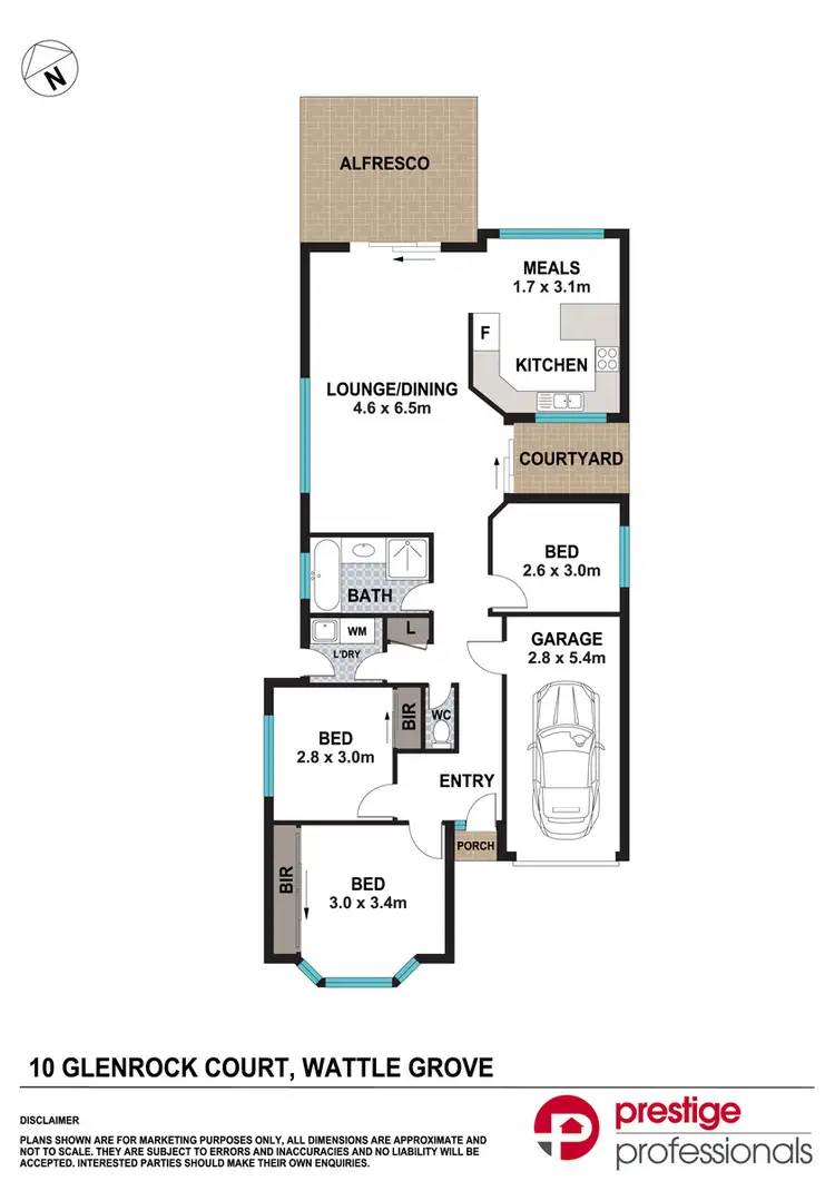 Floorplan of Homely house listing, 10 Glenrock Court, Wattle Grove NSW 2173