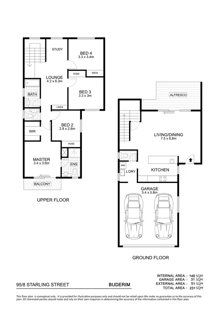 Floorplan of Homely unit listing, 95/8 Starling Street, Buderim QLD 4556