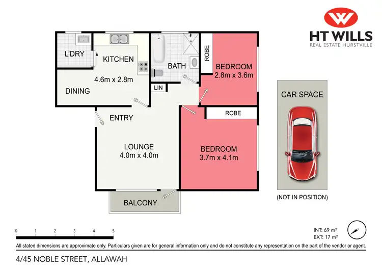 Floorplan of Homely unit listing, 4/45 Noble Street, Allawah NSW 2218