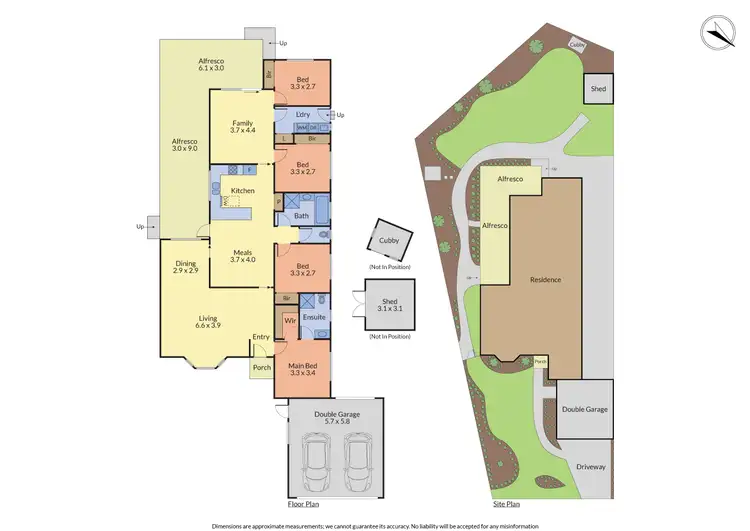 Floorplan of Homely house listing, 63 Airedale Way, Rowville VIC 3178