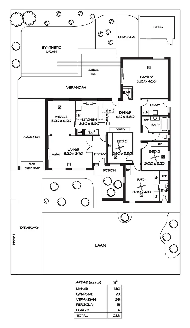 Floorplan of Homely house listing, 11 Farrow Street, Redwood Park SA 5097