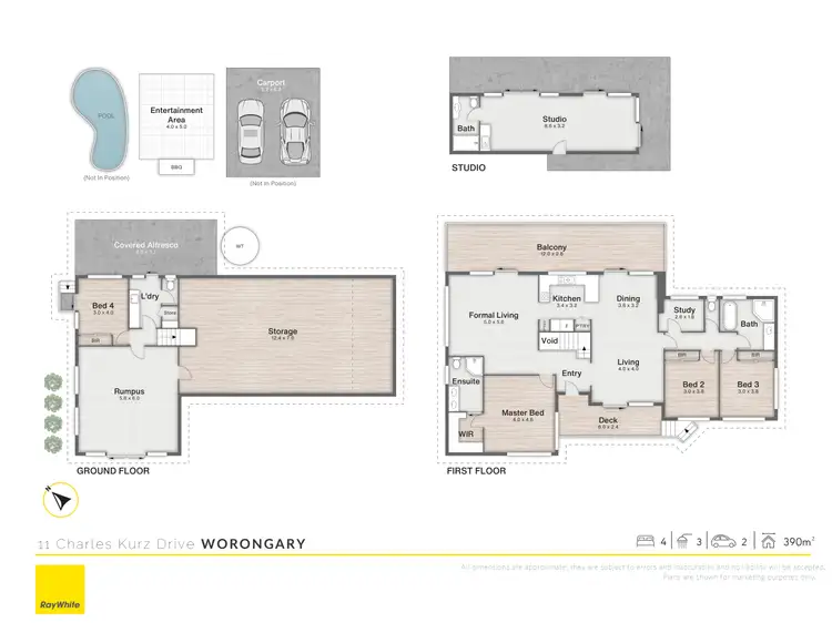 Floorplan of Homely house listing, 11 Charles Kurz Drive, Worongary QLD 4213