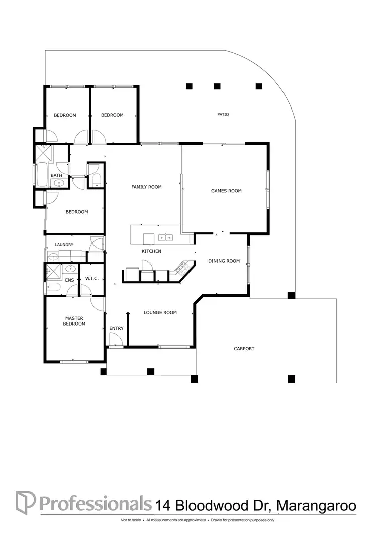 Floorplan of Homely house listing, 14 Bloodwood Drive, Marangaroo WA 6064