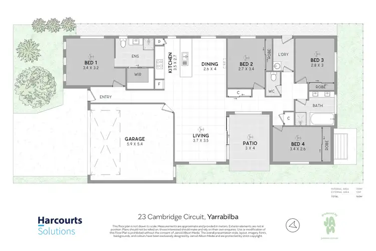 Floorplan of Homely house listing, 23 Cambridge Circuit, Yarrabilba QLD 4207