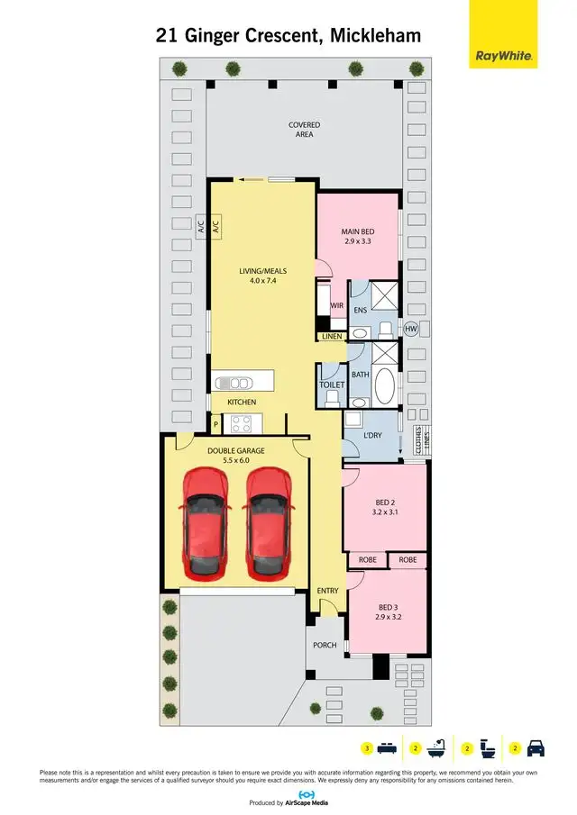 Floorplan of Homely house listing, 21 Ginger Crescent, Mickleham VIC 3064