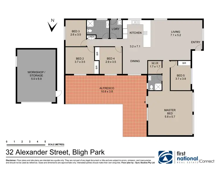 Floorplan of Homely house listing, 32 Alexander St, Bligh Park NSW 2756