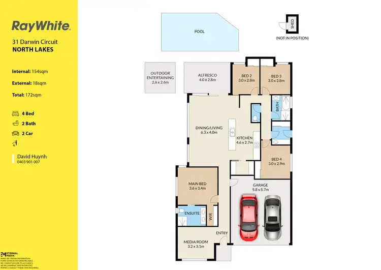 Floorplan of Homely house listing, 31 Darwin Circuit, North Lakes QLD 4509