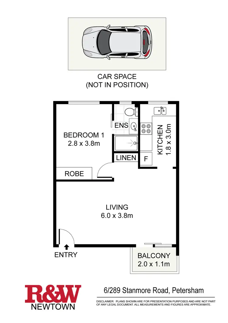 Floorplan of Homely unit listing, 6/289 STANMORE ROAD, Petersham NSW 2049