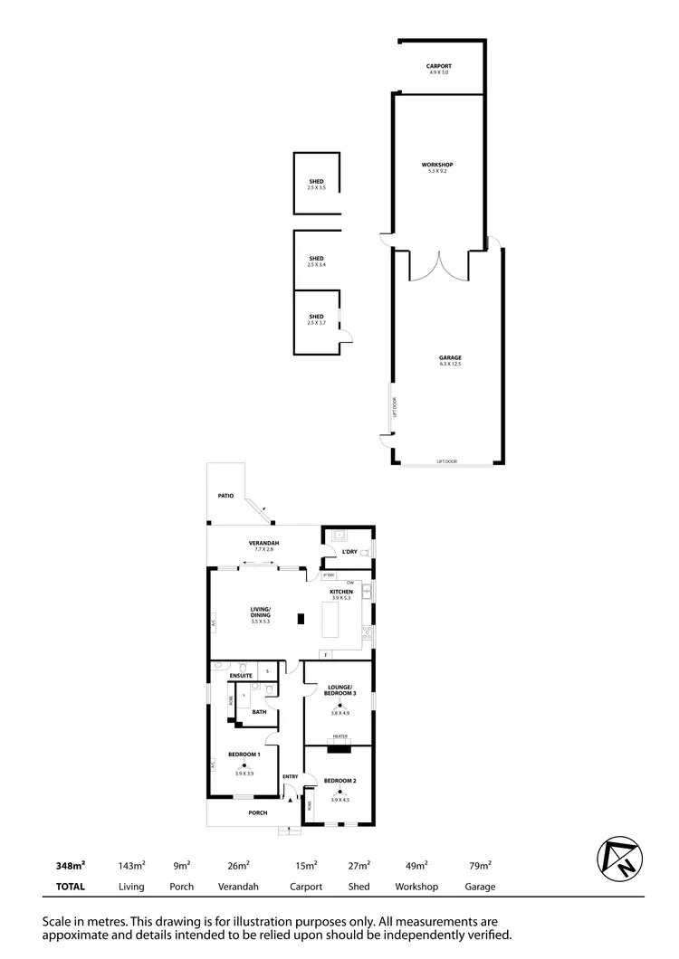Floorplan of Homely house listing, 66 Spring Street, Queenstown SA 5014