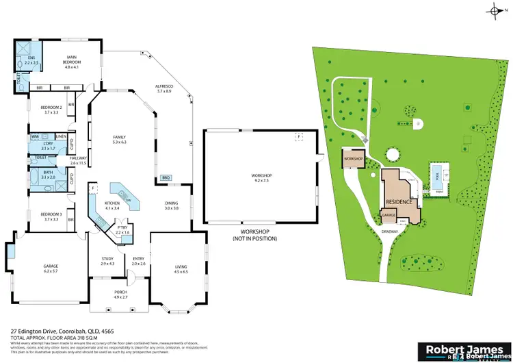 Floorplan of Homely house listing, 27 Edington Drive, Cooroibah QLD 4565