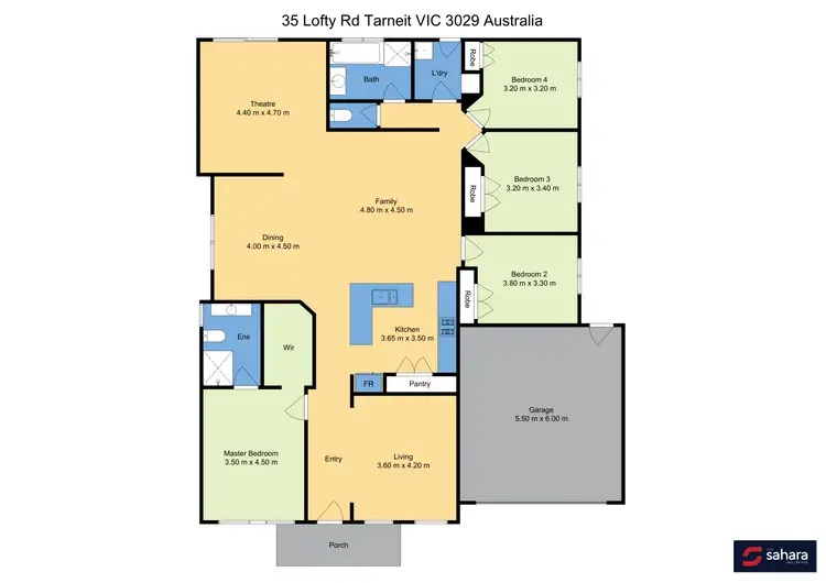 Floorplan of Homely house listing, 35 Lofty Road, Tarneit VIC 3029