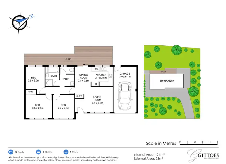Floorplan of Homely house listing, 6 Janine Close, Lisarow NSW 2250
