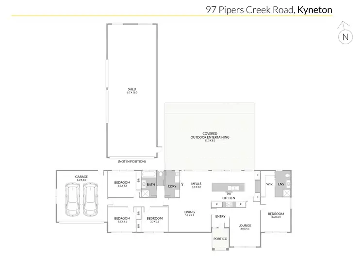 Floorplan of Homely house listing, 97 Pipers Creek Road, Kyneton VIC 3444