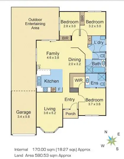 Floorplan of Homely house listing, 7 Housman Close, Burnside VIC 3023