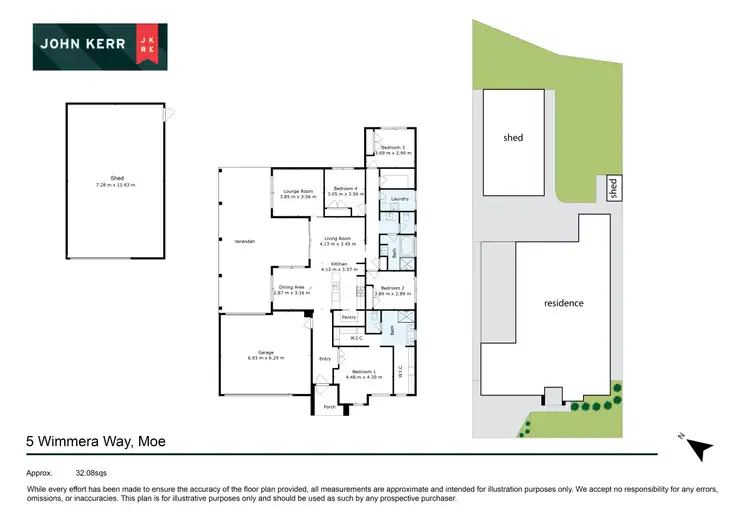 Floorplan of Homely house listing, 5 Wimmera Way, Moe VIC 3825