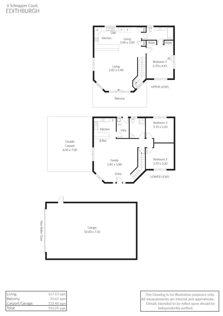 Floorplan of Homely house listing, 6 Schnapper Court, Edithburgh SA 5583