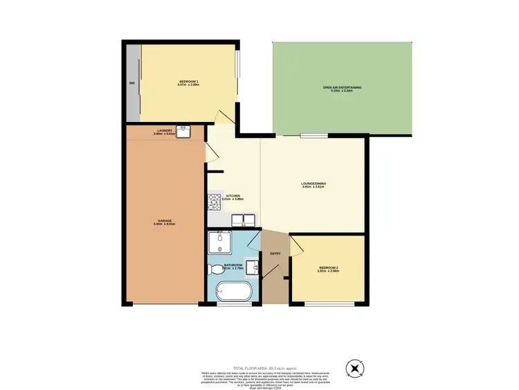 Floorplan of Homely villa listing, 6/5 Werowi Street, Dapto NSW 2530