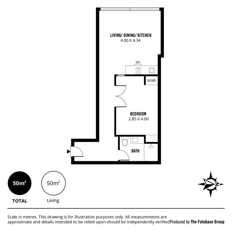Floorplan of Homely apartment listing, 114/61 Hindmarsh Square, Adelaide SA 5000