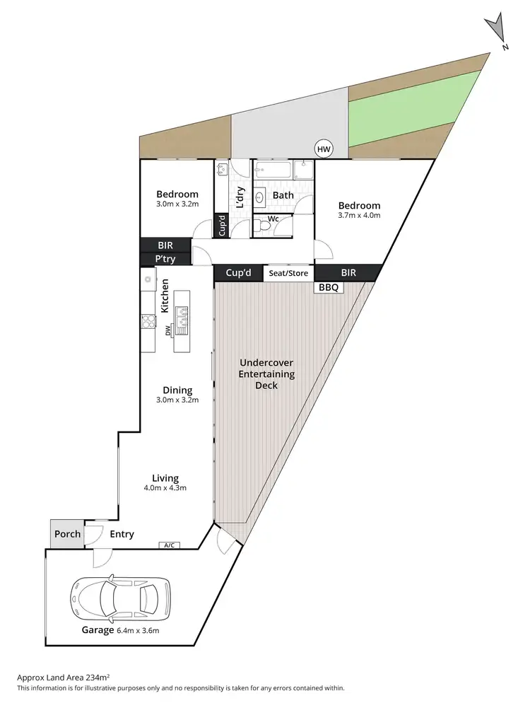 Floorplan of Homely unit listing, 3/20 Senior Court, Highton VIC 3216