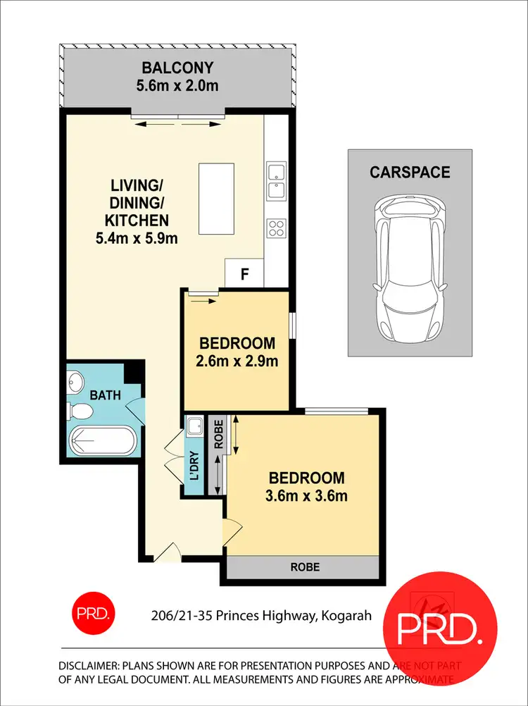 Floorplan of Homely apartment listing, 206/21-35 Princes Highway, Kogarah NSW 2217
