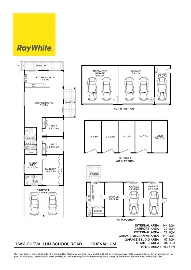 Floorplan of Homely house listing, 76-98 Chevallum School Road, Chevallum QLD 4555