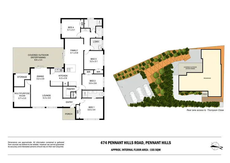 Floorplan of Homely house listing, 474 Pennant Hills Road, Pennant Hills NSW 2120