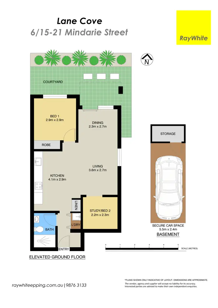 Floorplan of Homely apartment listing, 6/15-21 Mindarie Street, Lane Cove North NSW 2066