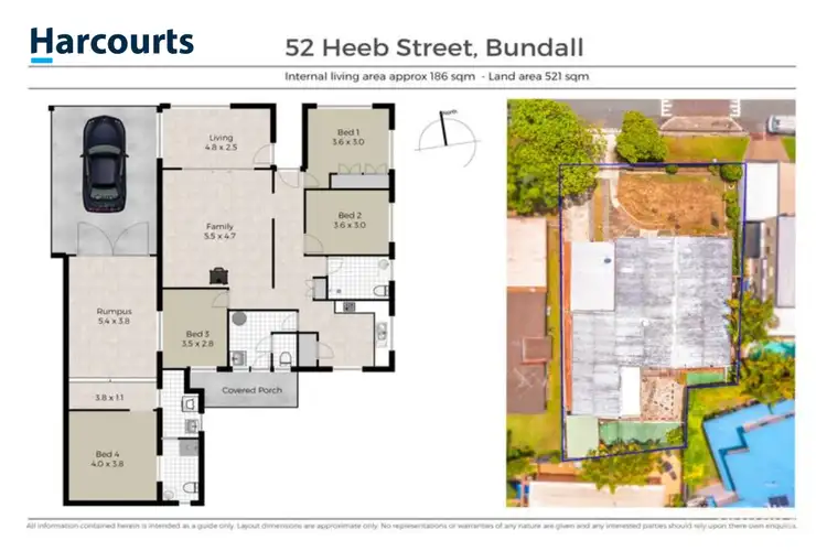 Floorplan of Homely house listing, 52 Heeb Street, Bundall QLD 4217