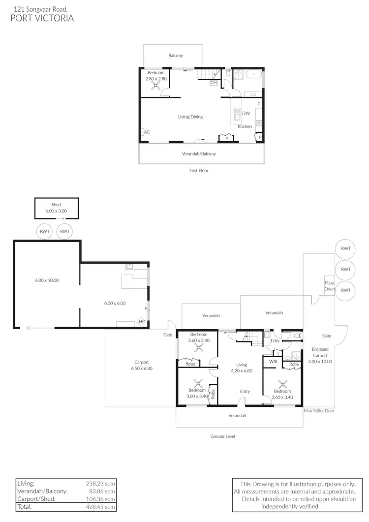 Floorplan of Homely house listing, 121 Songvaar Road, Port Victoria SA 5573