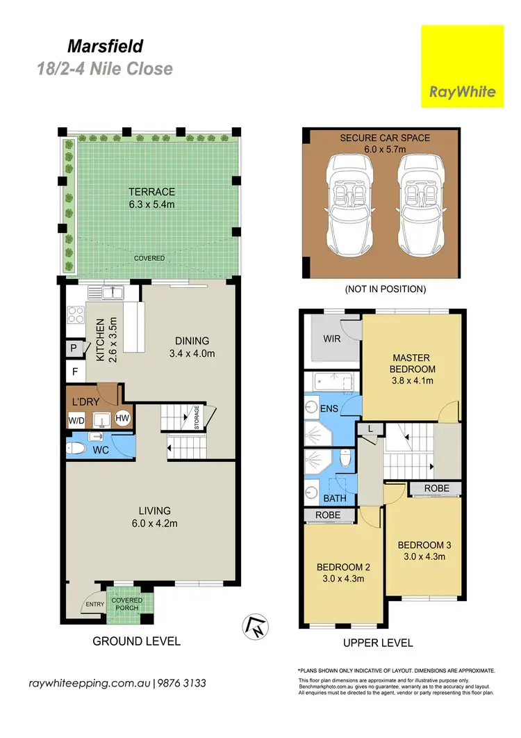 Floorplan of Homely townhouse listing, 18/2-4 Nile Close, Marsfield NSW 2122