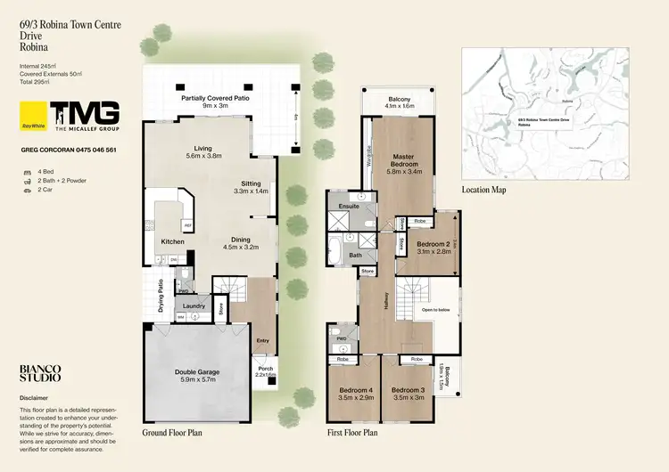 Floorplan of Homely house listing, 69/3 Robina Town Centre Drive, Robina QLD 4226