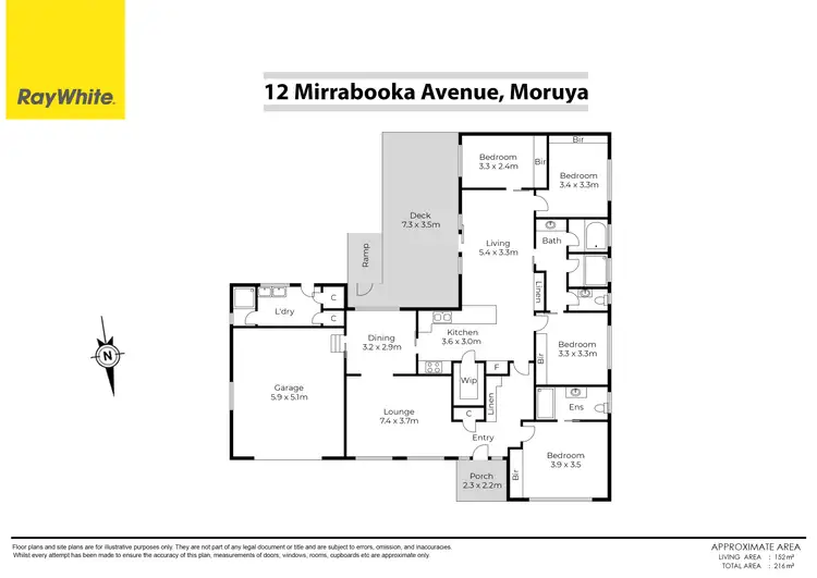 Floorplan of Homely house listing, 12 Mirrabooka Avenue, Moruya NSW 2537