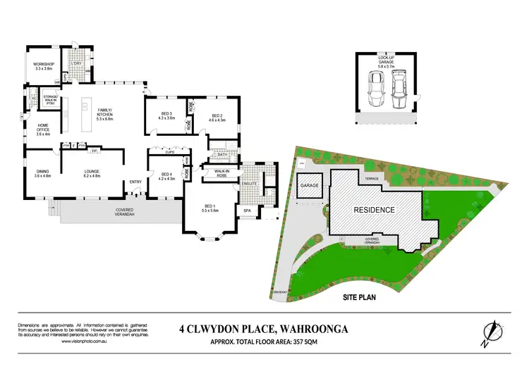 Floorplan of Homely house listing, 4 Clwydon Place, Wahroonga NSW 2076