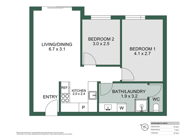 Floorplan of Homely apartment listing, 4/99 Herdsman Parade, Wembley WA 6014