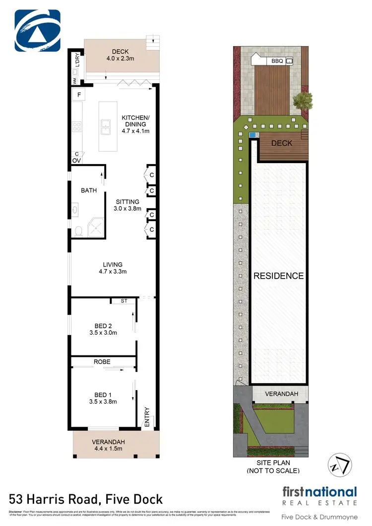 Floorplan of Homely house listing, 53 Harris Road, Five Dock NSW 2046
