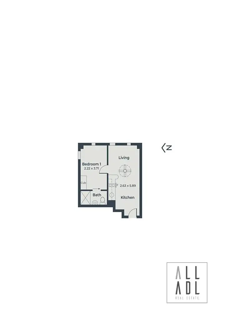 Floorplan of Homely unit listing, Unit 107/160 Rundle Mall, Adelaide SA 5000