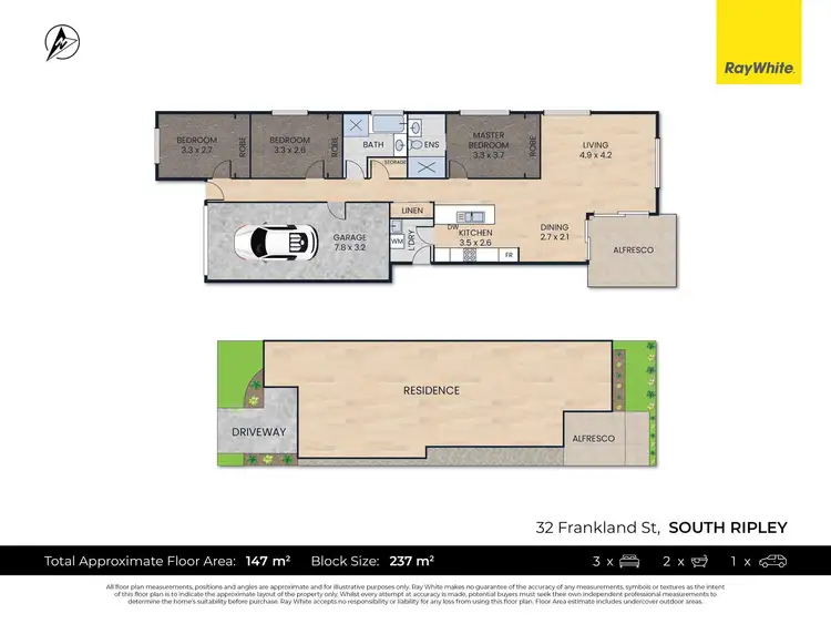 Floorplan of Homely house listing, 32 Frankland Street, South Ripley QLD 4306