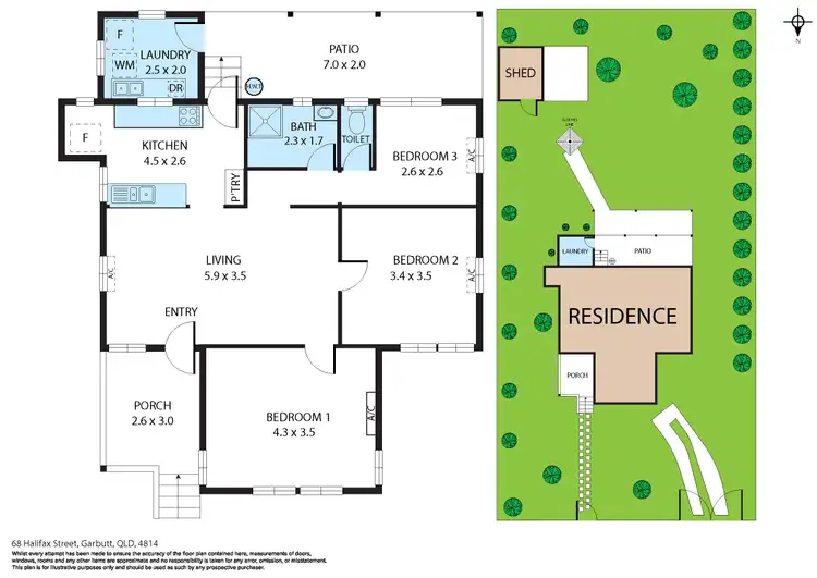 Floorplan of Homely house listing, 68 Halifax Street, Garbutt QLD 4814